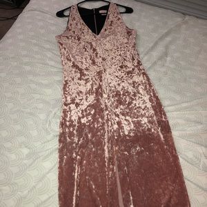 Pink Love Ady Velvet Dress